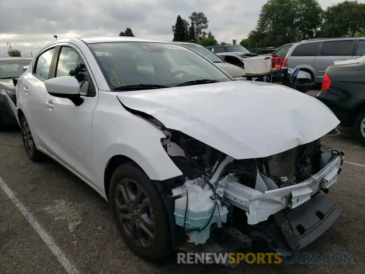 1 Photograph of a damaged car 3MYDLBYVXKY511584 TOYOTA YARIS 2019