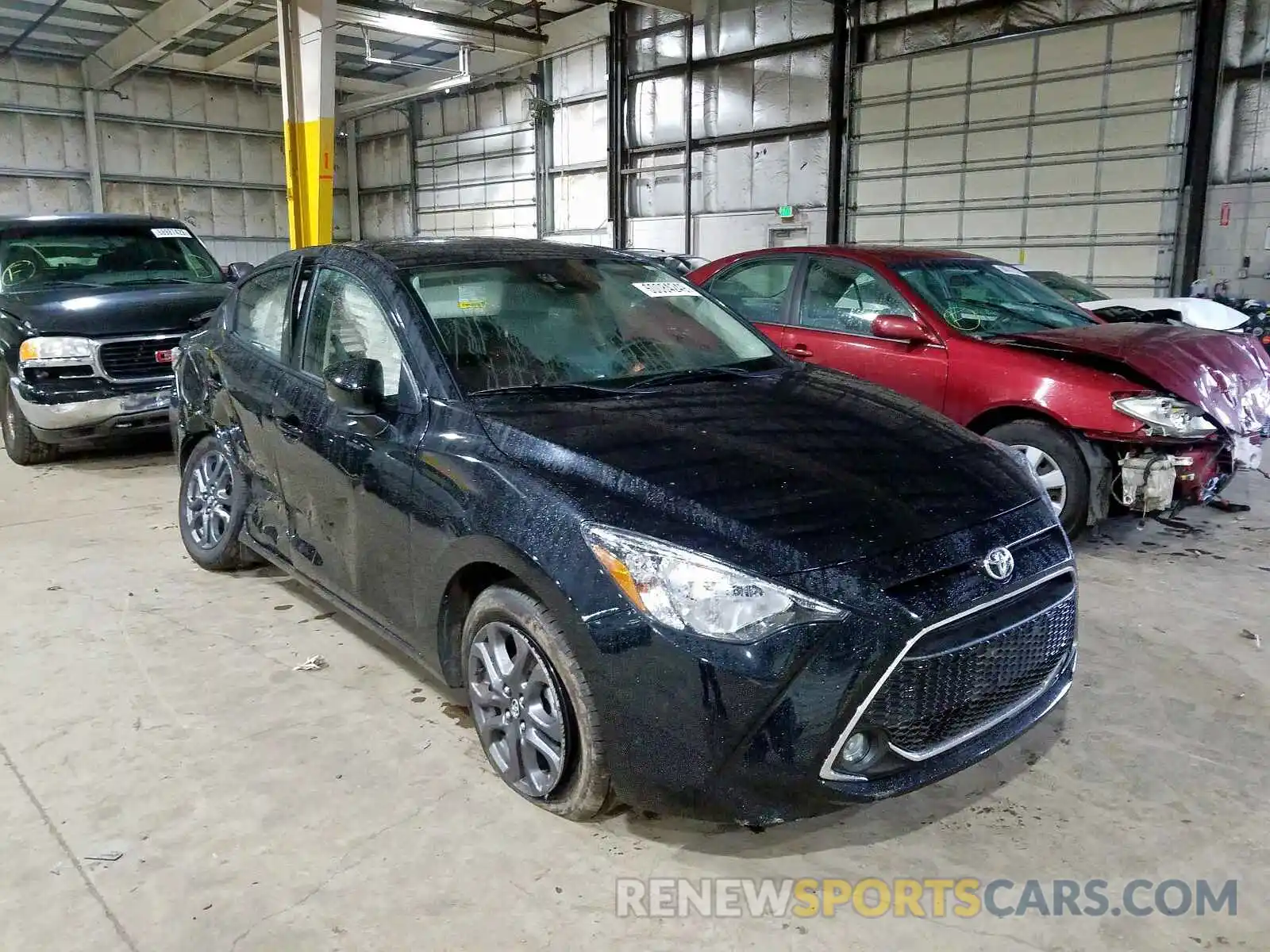 1 Photograph of a damaged car 3MYDLBYVXKY511603 TOYOTA YARIS 2019