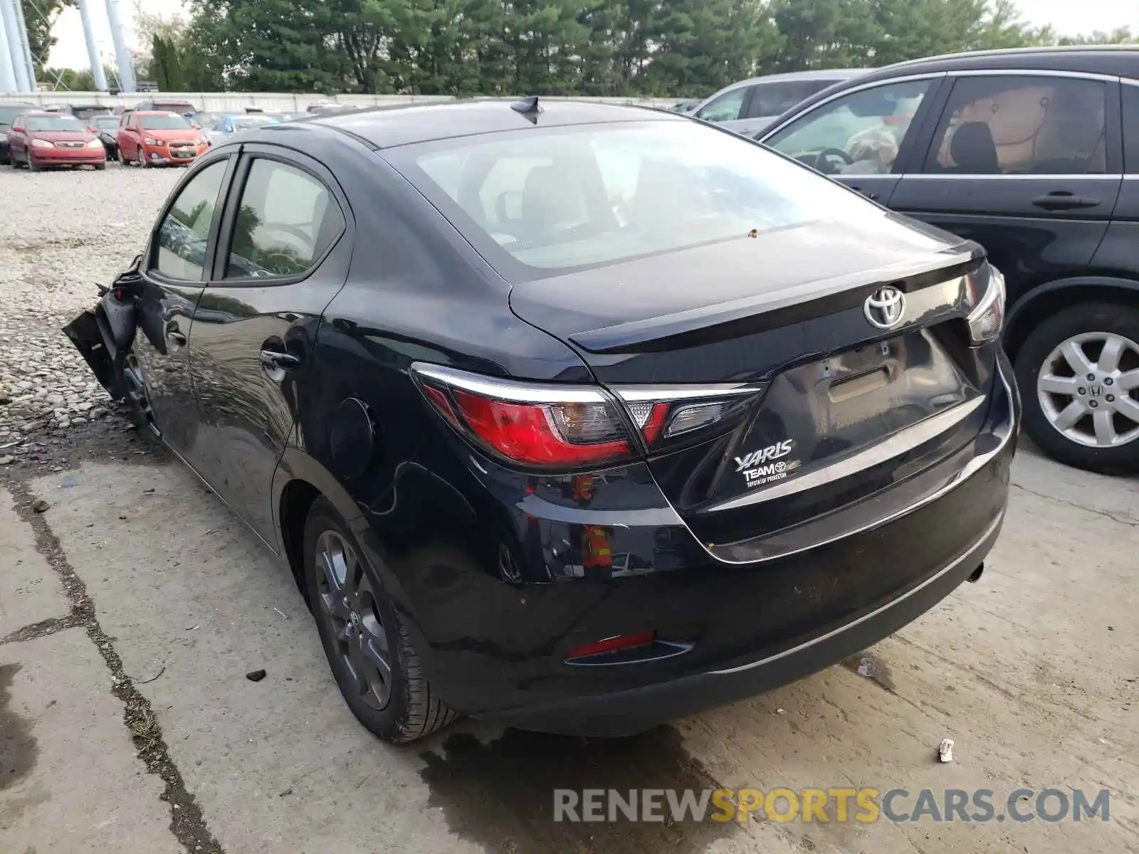 3 Photograph of a damaged car 3MYDLBYVXKY511679 TOYOTA YARIS 2019