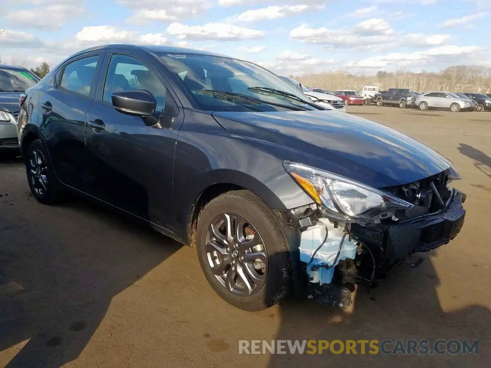 1 Photograph of a damaged car 3MYDLBYVXKY511987 TOYOTA YARIS 2019