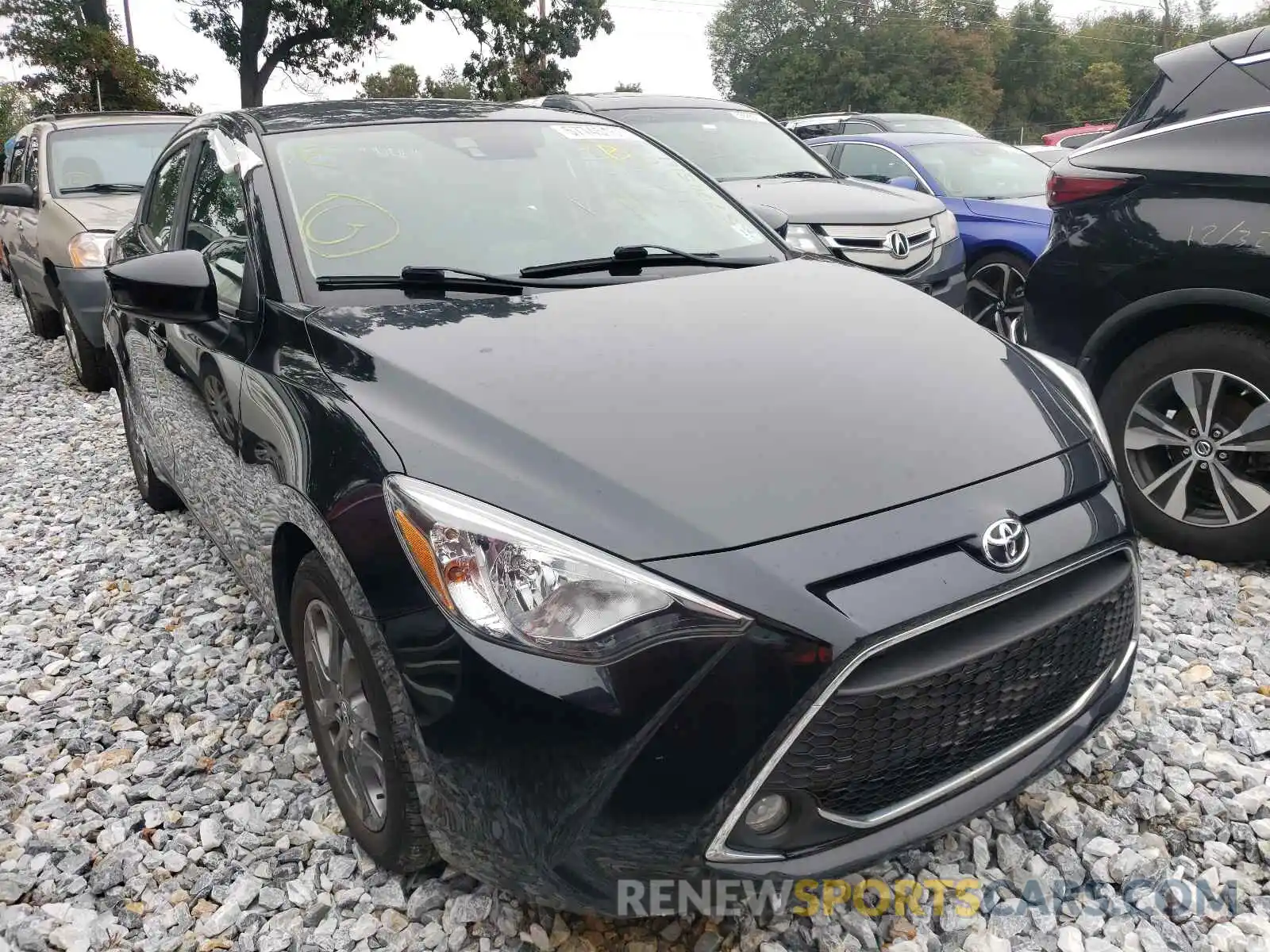 1 Photograph of a damaged car 3MYDLBYVXKY512038 TOYOTA YARIS 2019