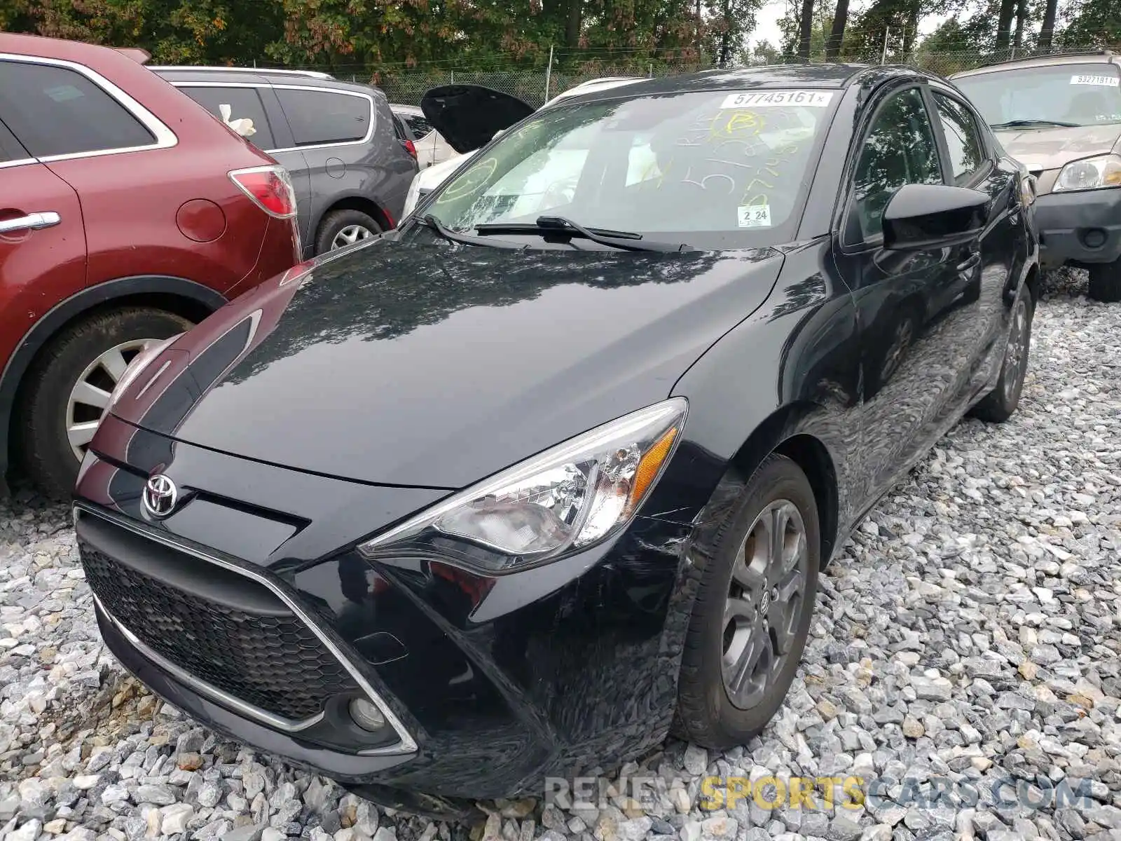 2 Photograph of a damaged car 3MYDLBYVXKY512038 TOYOTA YARIS 2019