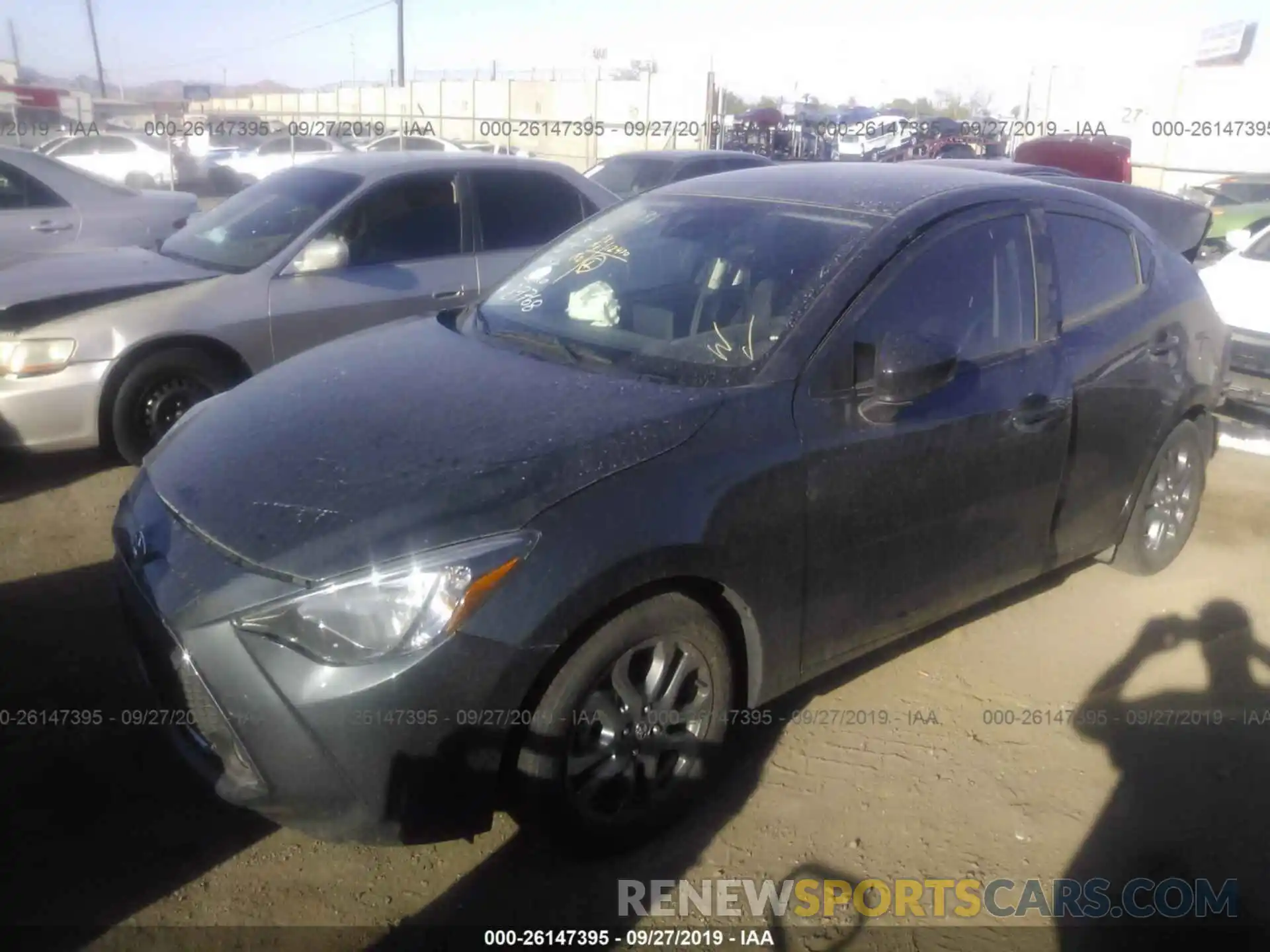 2 Photograph of a damaged car 3MYDLBYVXKY512265 TOYOTA YARIS 2019