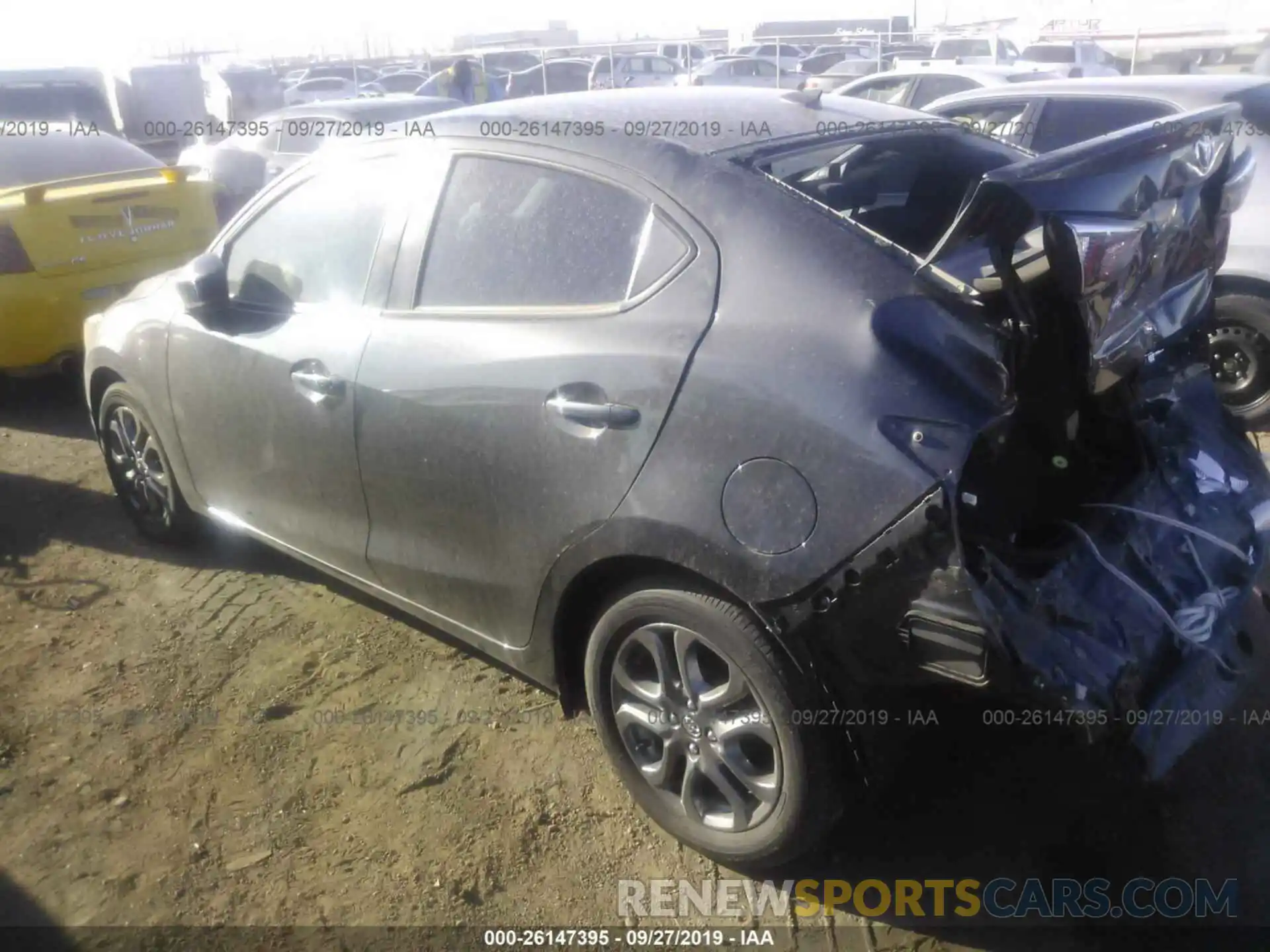 3 Photograph of a damaged car 3MYDLBYVXKY512265 TOYOTA YARIS 2019