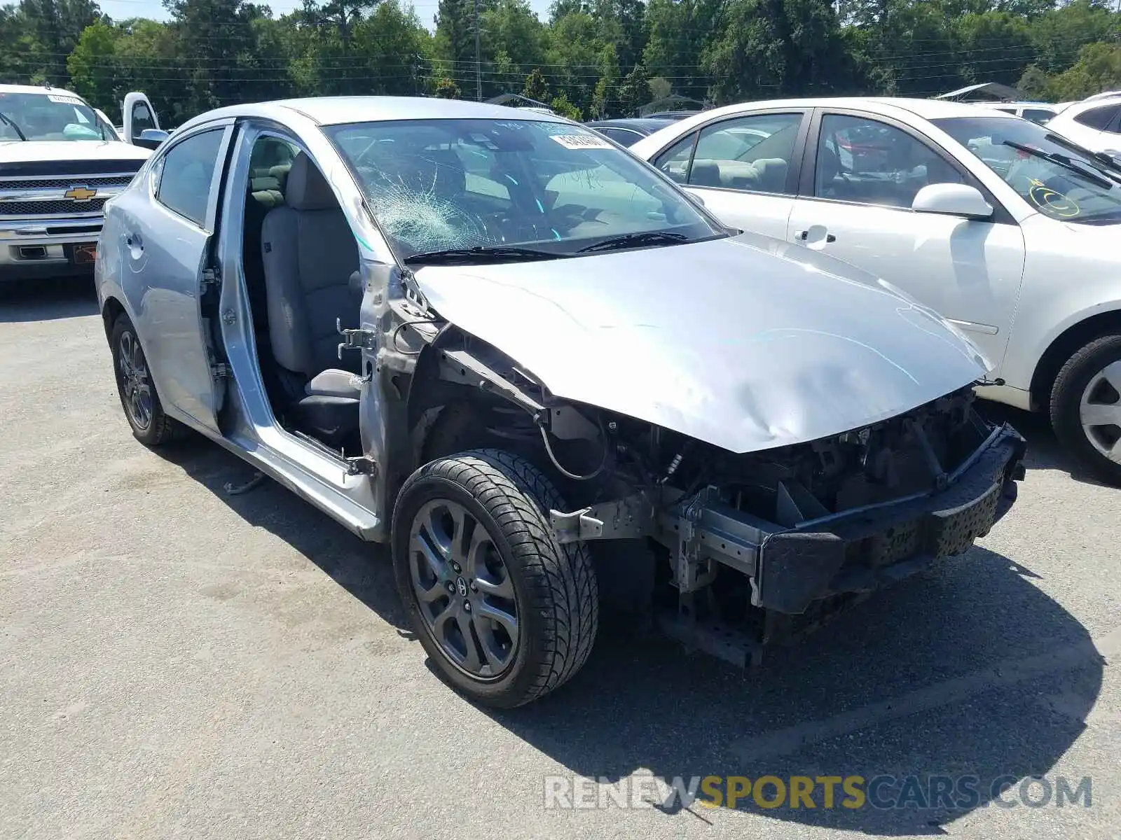 1 Photograph of a damaged car 3MYDLBYVXKY512296 TOYOTA YARIS 2019