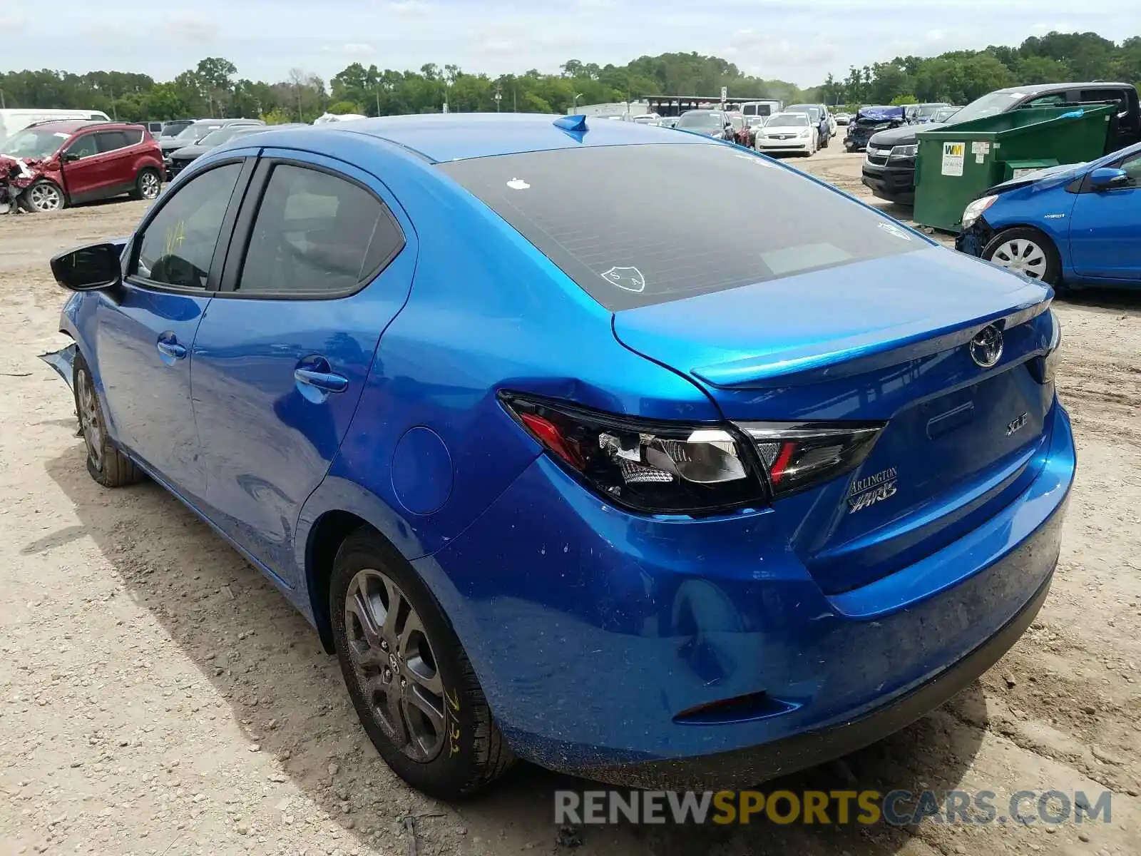 3 Photograph of a damaged car 3MYDLBYVXKY512363 TOYOTA YARIS 2019