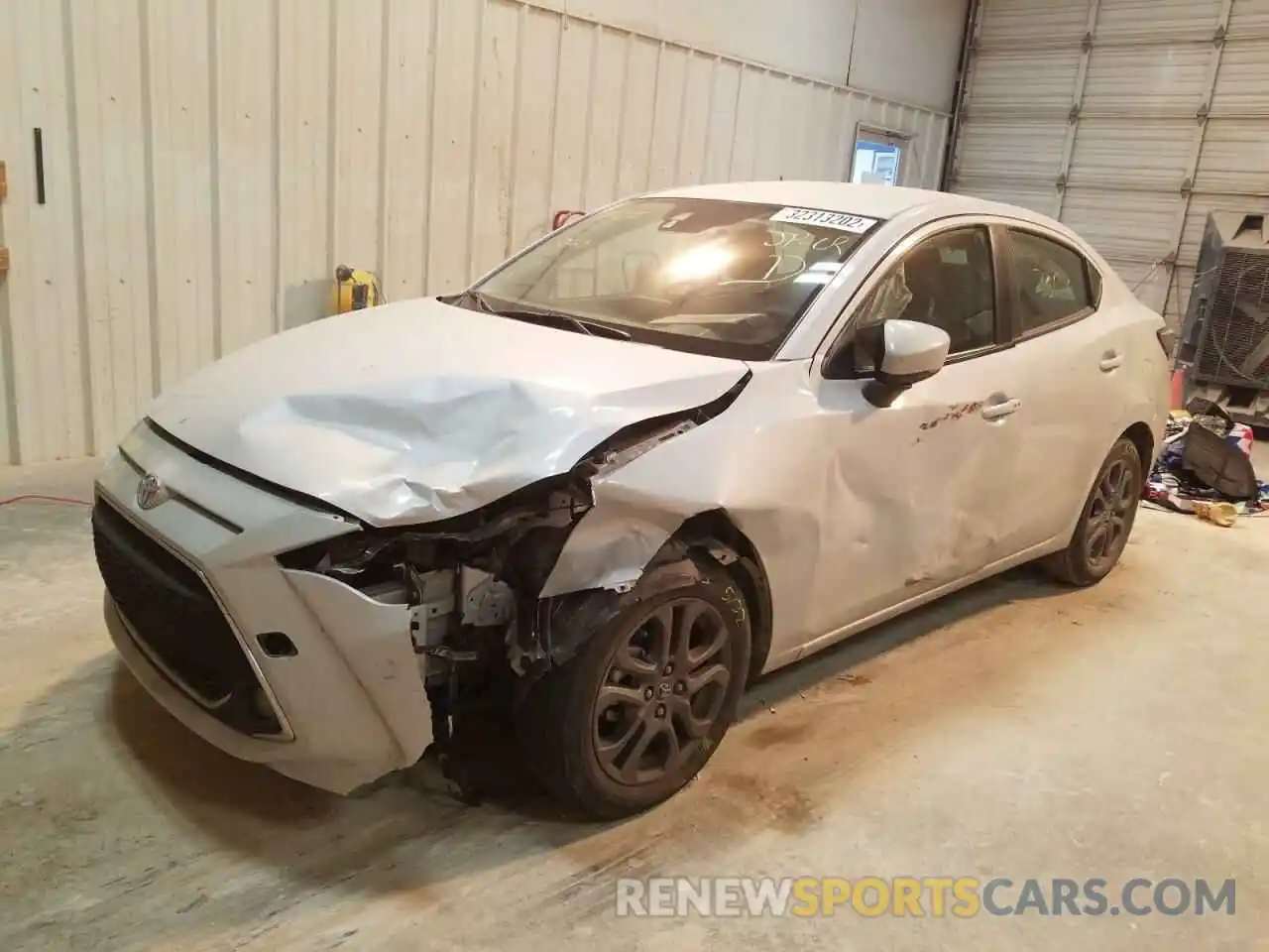 2 Photograph of a damaged car 3MYDLBYVXKY513125 TOYOTA YARIS 2019