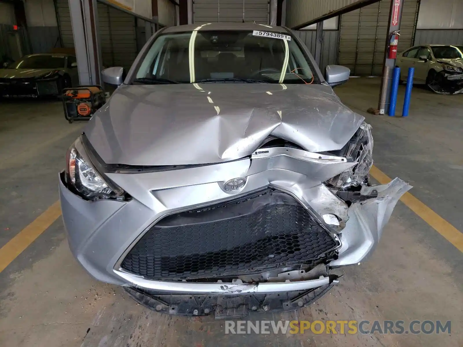 9 Photograph of a damaged car 3MYDLBYVXKY513528 TOYOTA YARIS 2019