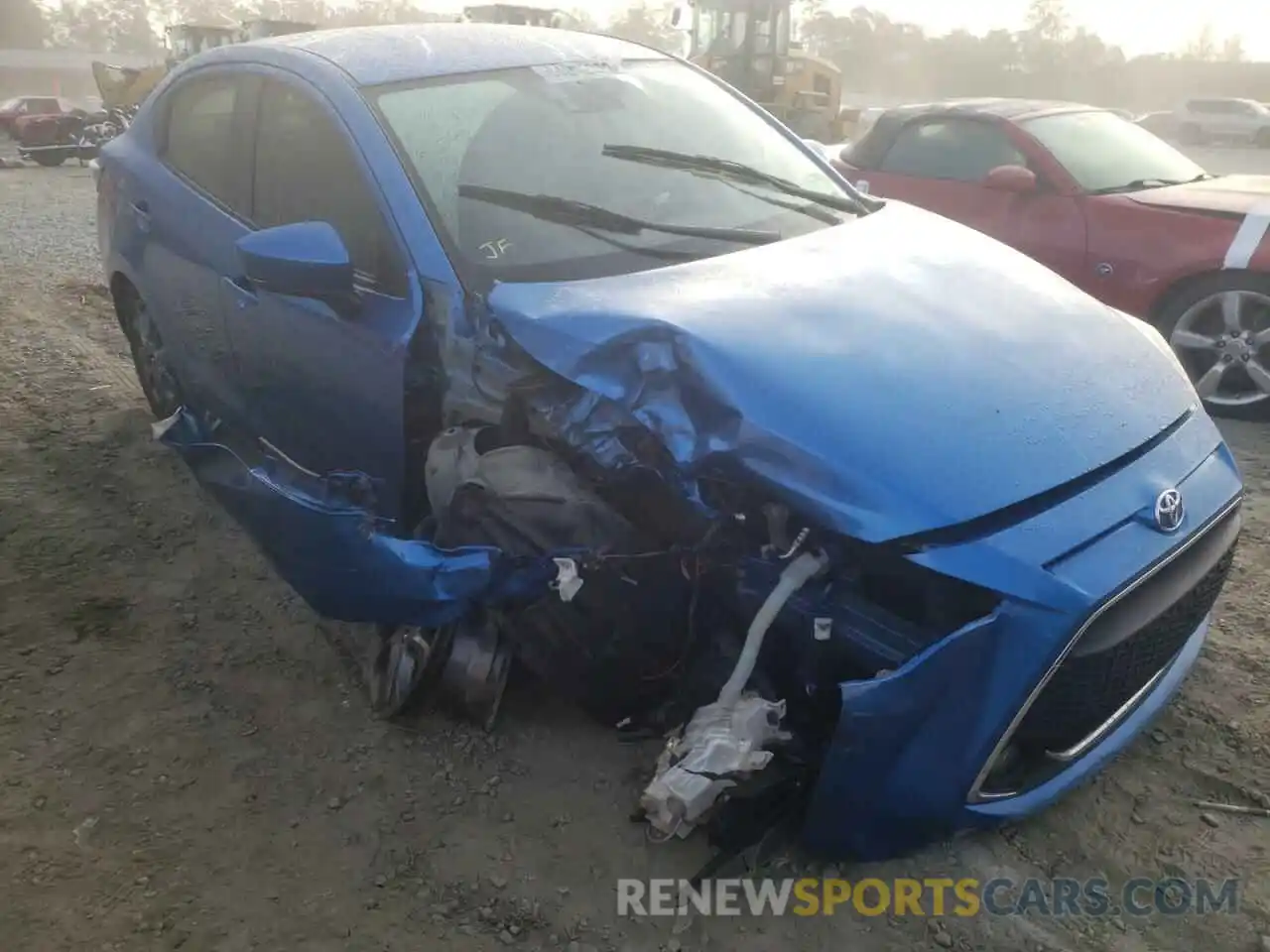 1 Photograph of a damaged car 3MYDLBYVXKY513996 TOYOTA YARIS 2019