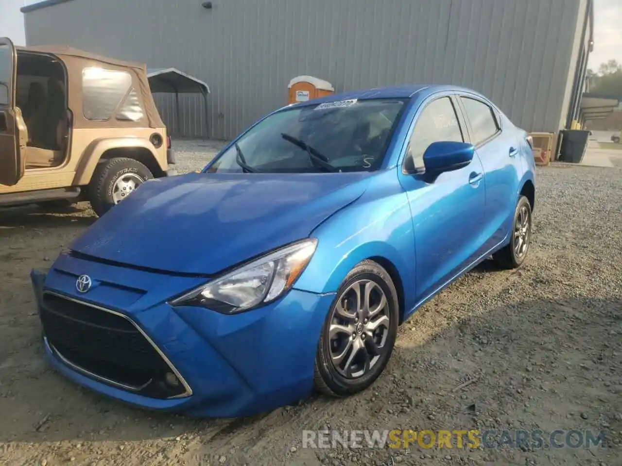 2 Фотография поврежденного автомобиля 3MYDLBYVXKY513996 TOYOTA YARIS 2019