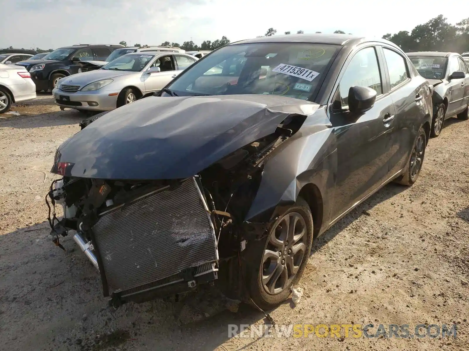 2 Photograph of a damaged car 3MYDLBYVXKY514131 TOYOTA YARIS 2019