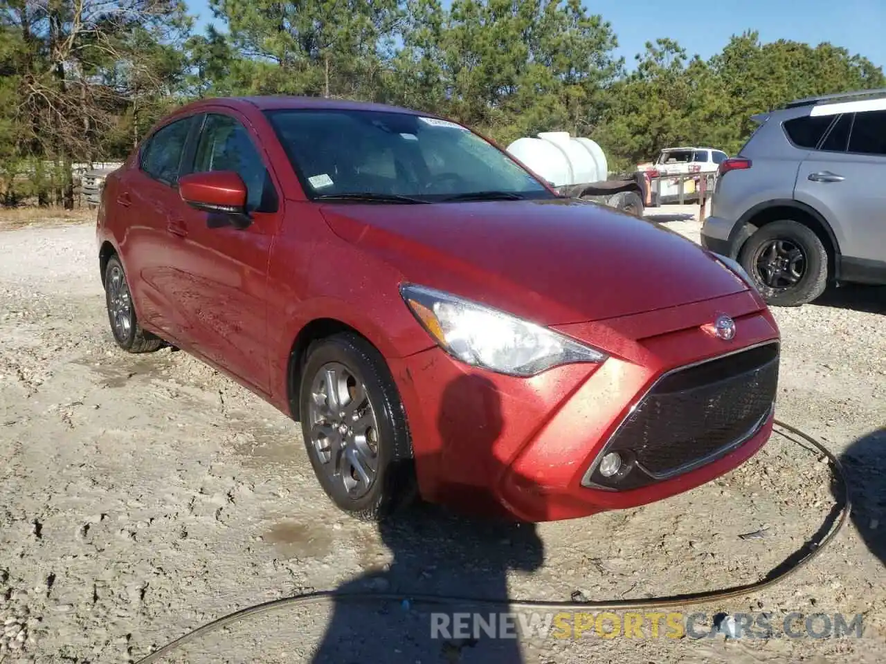 1 Photograph of a damaged car 3MYDLBYVXKY515120 TOYOTA YARIS 2019