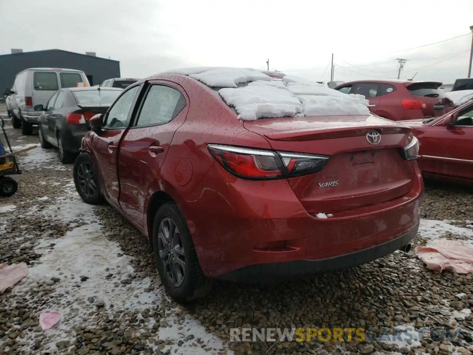 3 Photograph of a damaged car 3MYDLBYVXKY515358 TOYOTA YARIS 2019