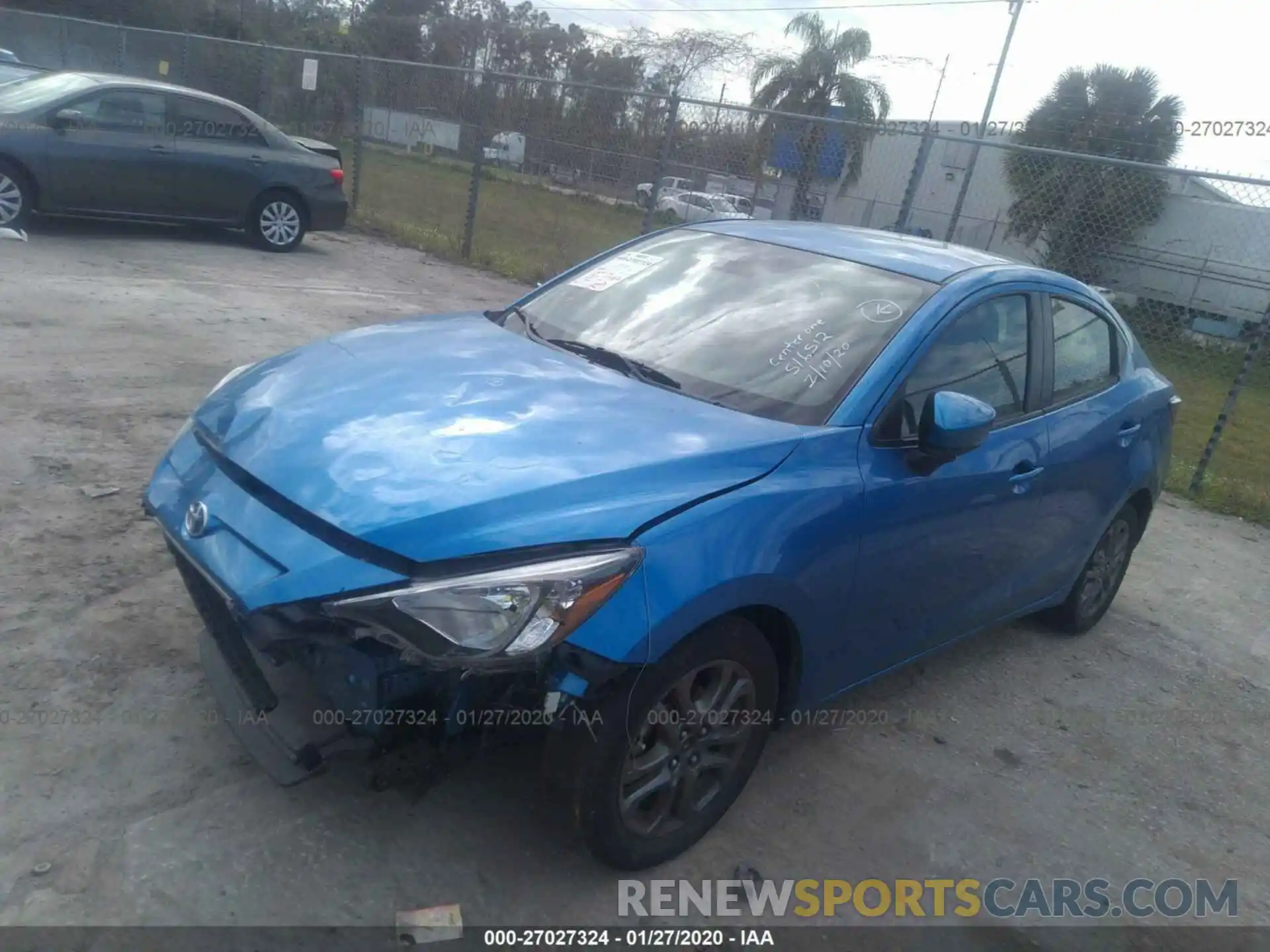 2 Photograph of a damaged car 3MYDLBYVXKY516512 TOYOTA YARIS 2019