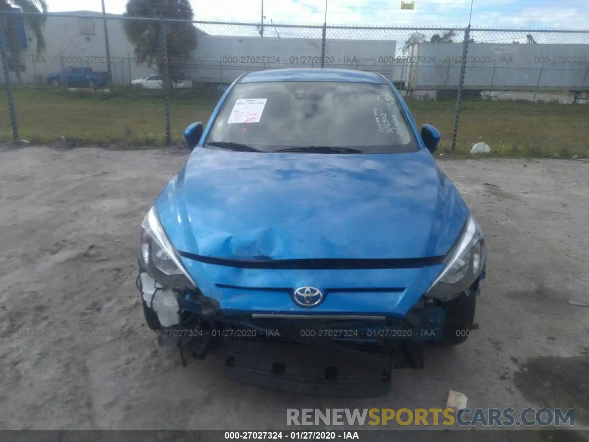 6 Photograph of a damaged car 3MYDLBYVXKY516512 TOYOTA YARIS 2019