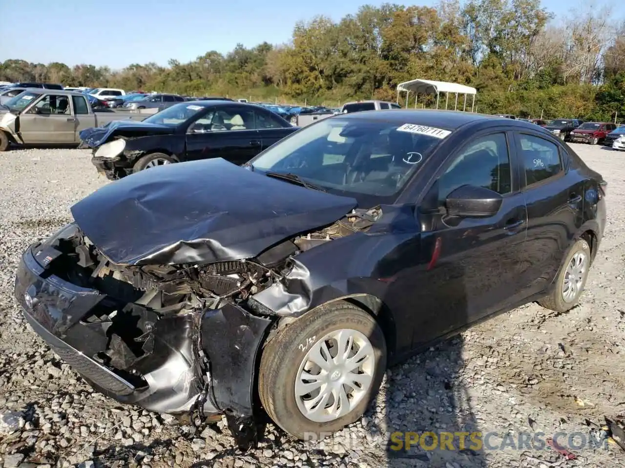 2 Photograph of a damaged car 3MYDLBYVXKY517031 TOYOTA YARIS 2019