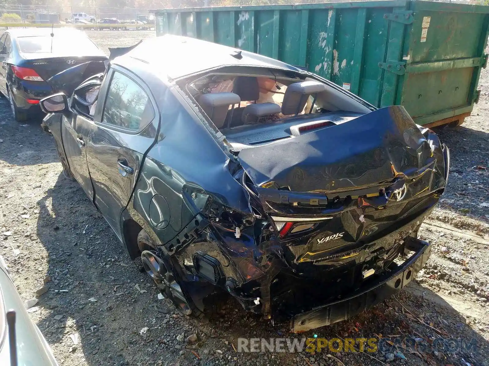 3 Photograph of a damaged car 3MYDLBYVXKY517451 TOYOTA YARIS 2019