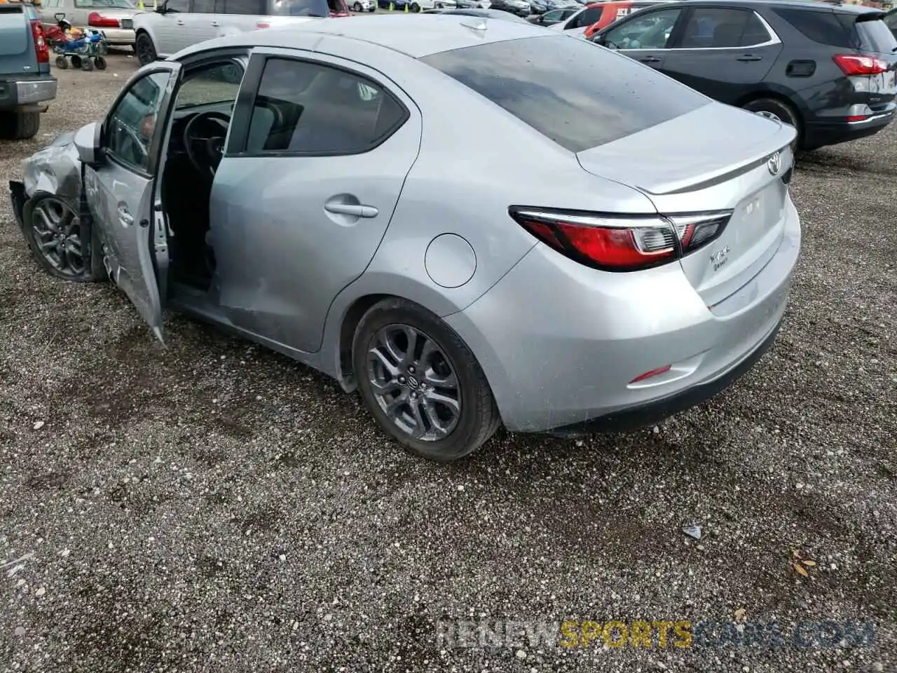 3 Photograph of a damaged car 3MYDLBYVXKY517773 TOYOTA YARIS 2019