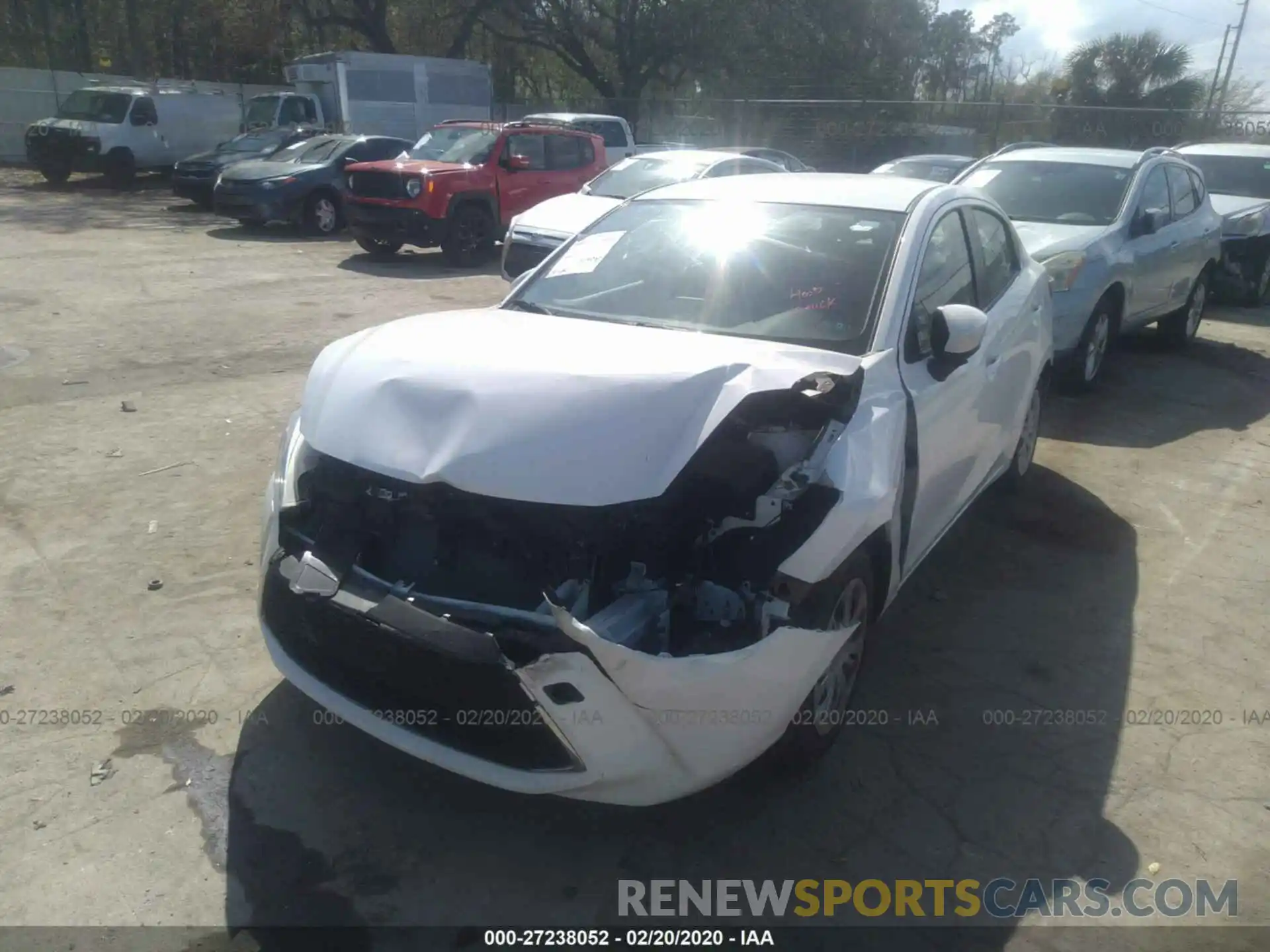 6 Photograph of a damaged car 3MYDLBYVXKY518695 TOYOTA YARIS 2019