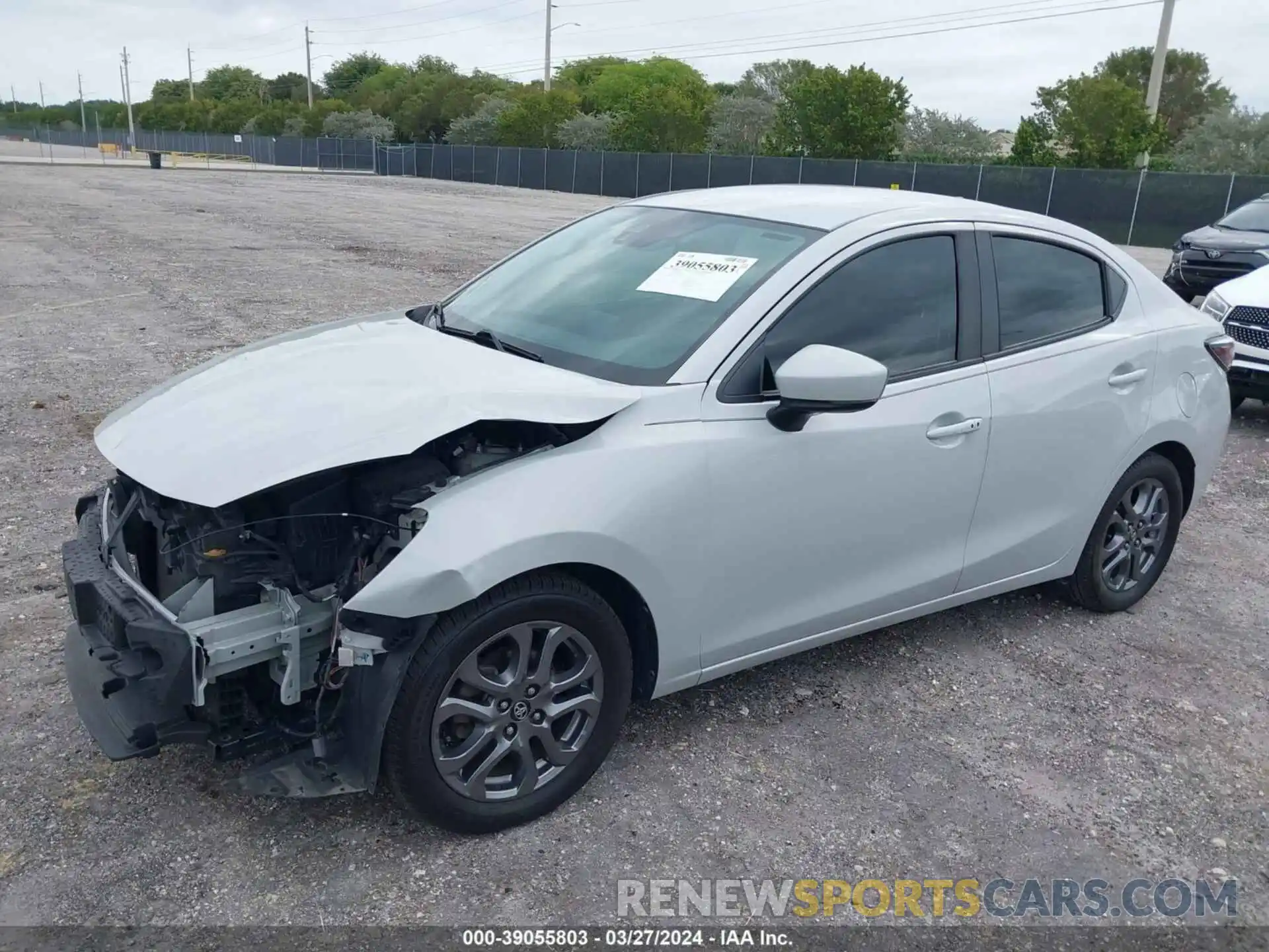 2 Photograph of a damaged car 3MYDLBYVXKY519586 TOYOTA YARIS 2019