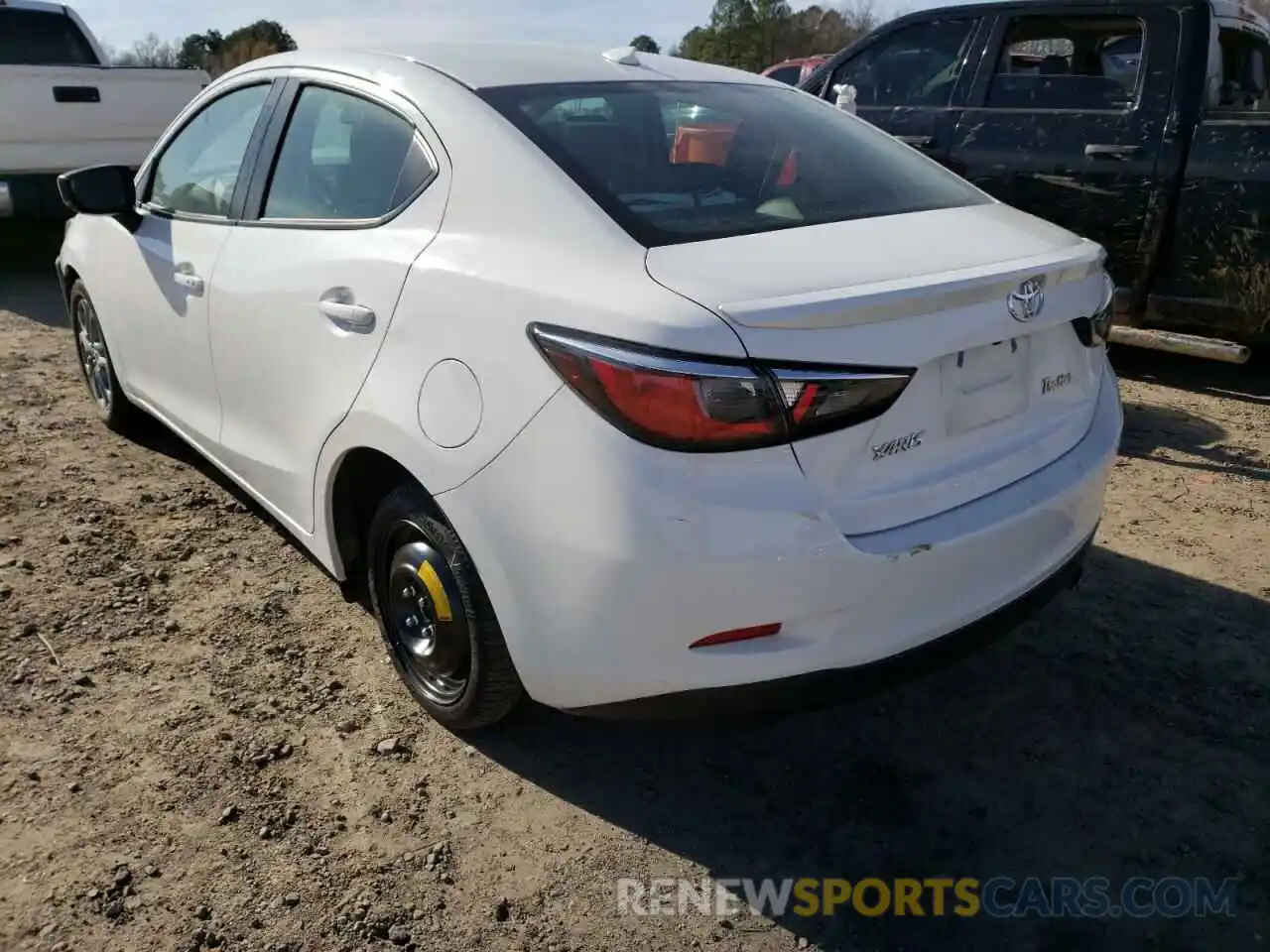 3 Photograph of a damaged car 3MYDLBYVXKY520379 TOYOTA YARIS 2019