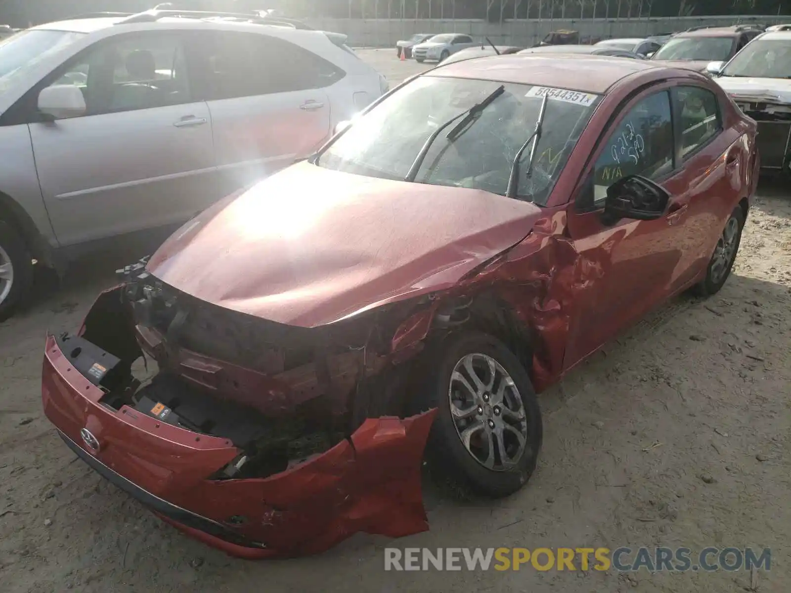 9 Photograph of a damaged car 3MYDLBYVXKY520642 TOYOTA YARIS 2019