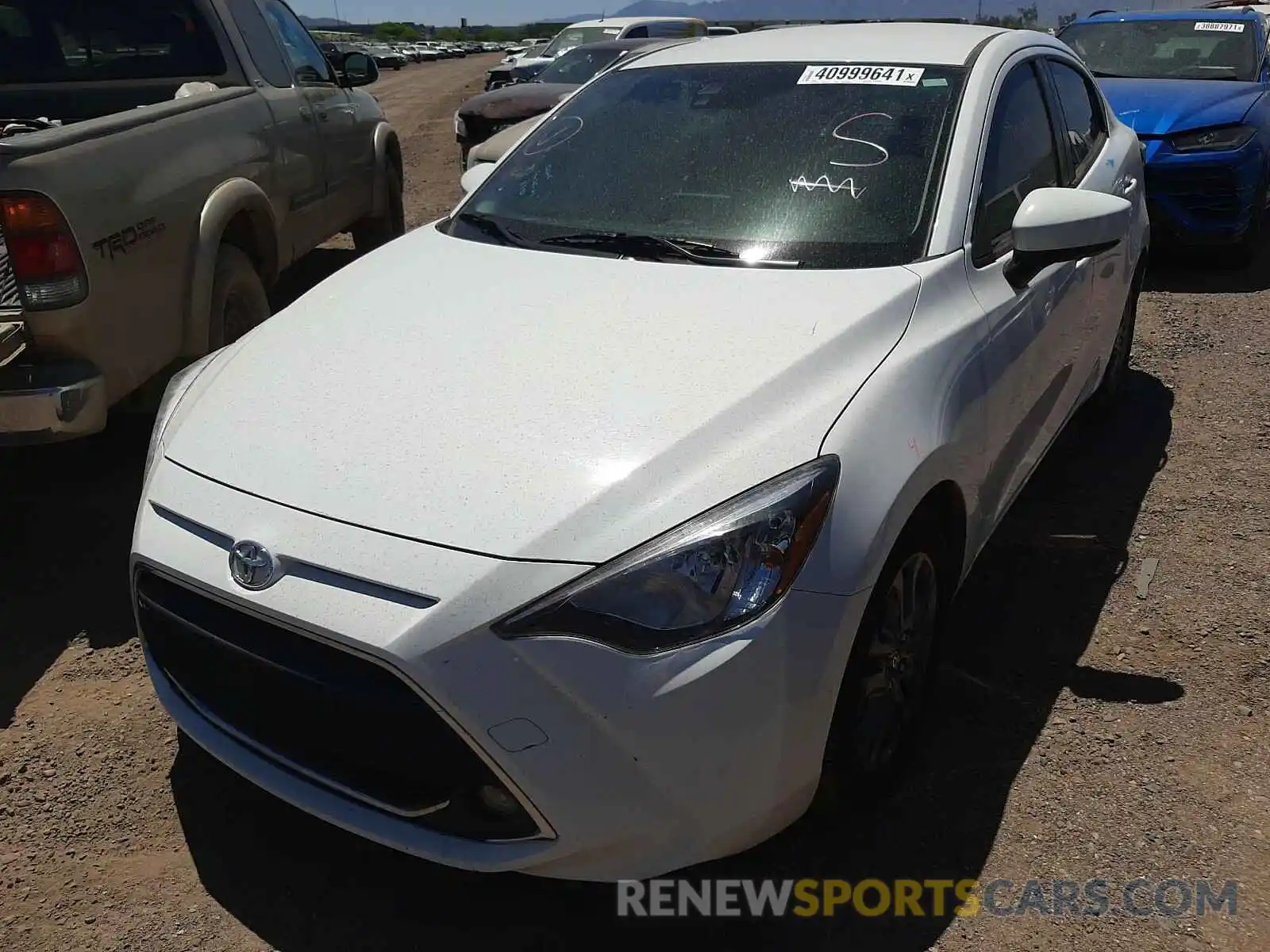 2 Photograph of a damaged car 3MYDLBYVXKY520740 TOYOTA YARIS 2019