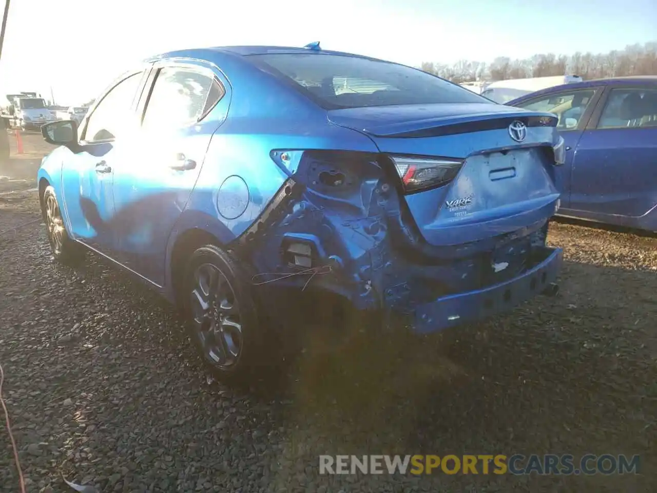 3 Photograph of a damaged car 3MYDLBYVXKY521404 TOYOTA YARIS 2019