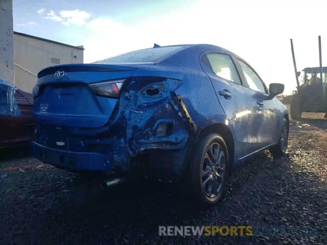 4 Photograph of a damaged car 3MYDLBYVXKY521404 TOYOTA YARIS 2019