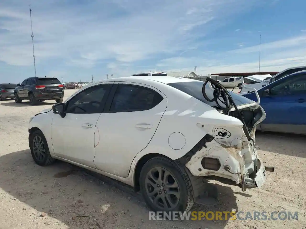 2 Photograph of a damaged car 3MYDLBYVXKY521421 TOYOTA YARIS 2019