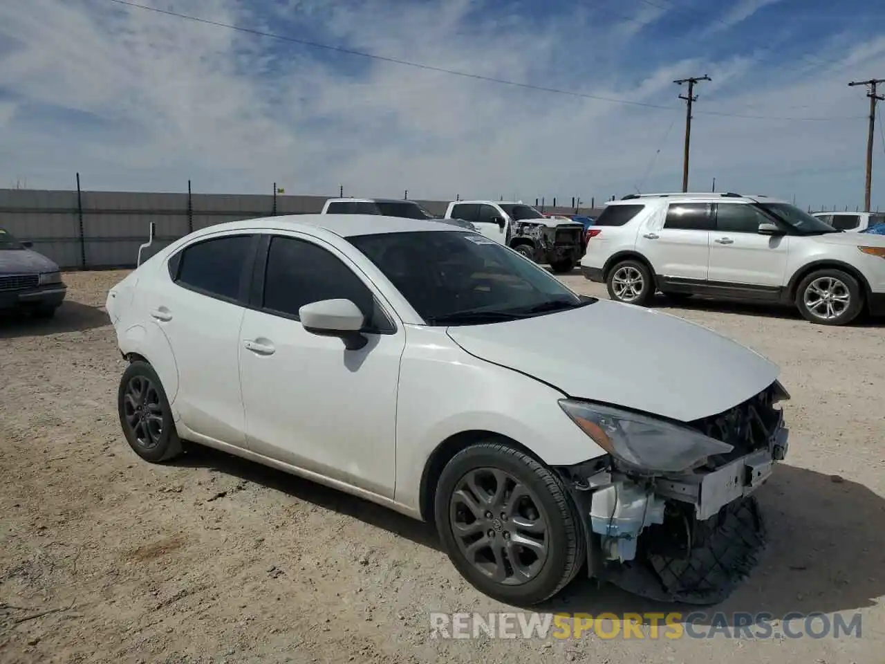 4 Photograph of a damaged car 3MYDLBYVXKY521421 TOYOTA YARIS 2019