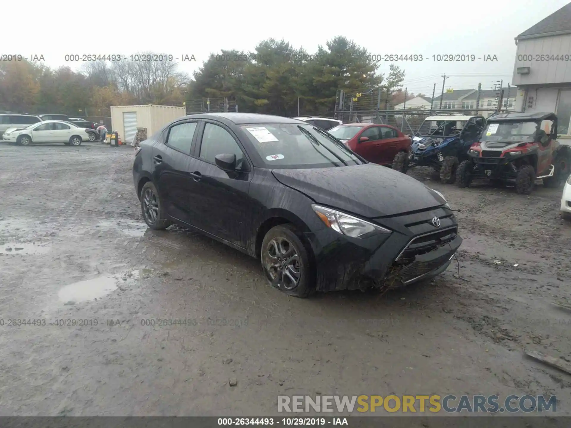 1 Photograph of a damaged car 3MYDLBYVXKY521645 TOYOTA YARIS 2019