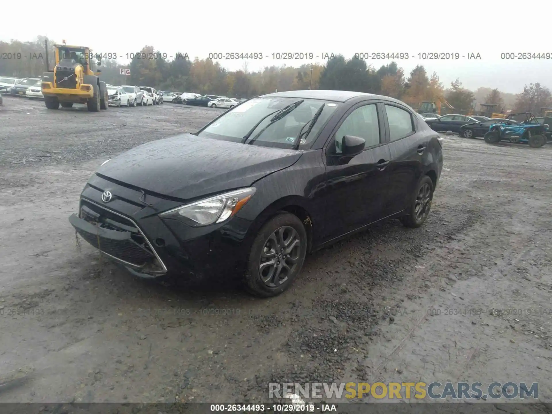 2 Photograph of a damaged car 3MYDLBYVXKY521645 TOYOTA YARIS 2019