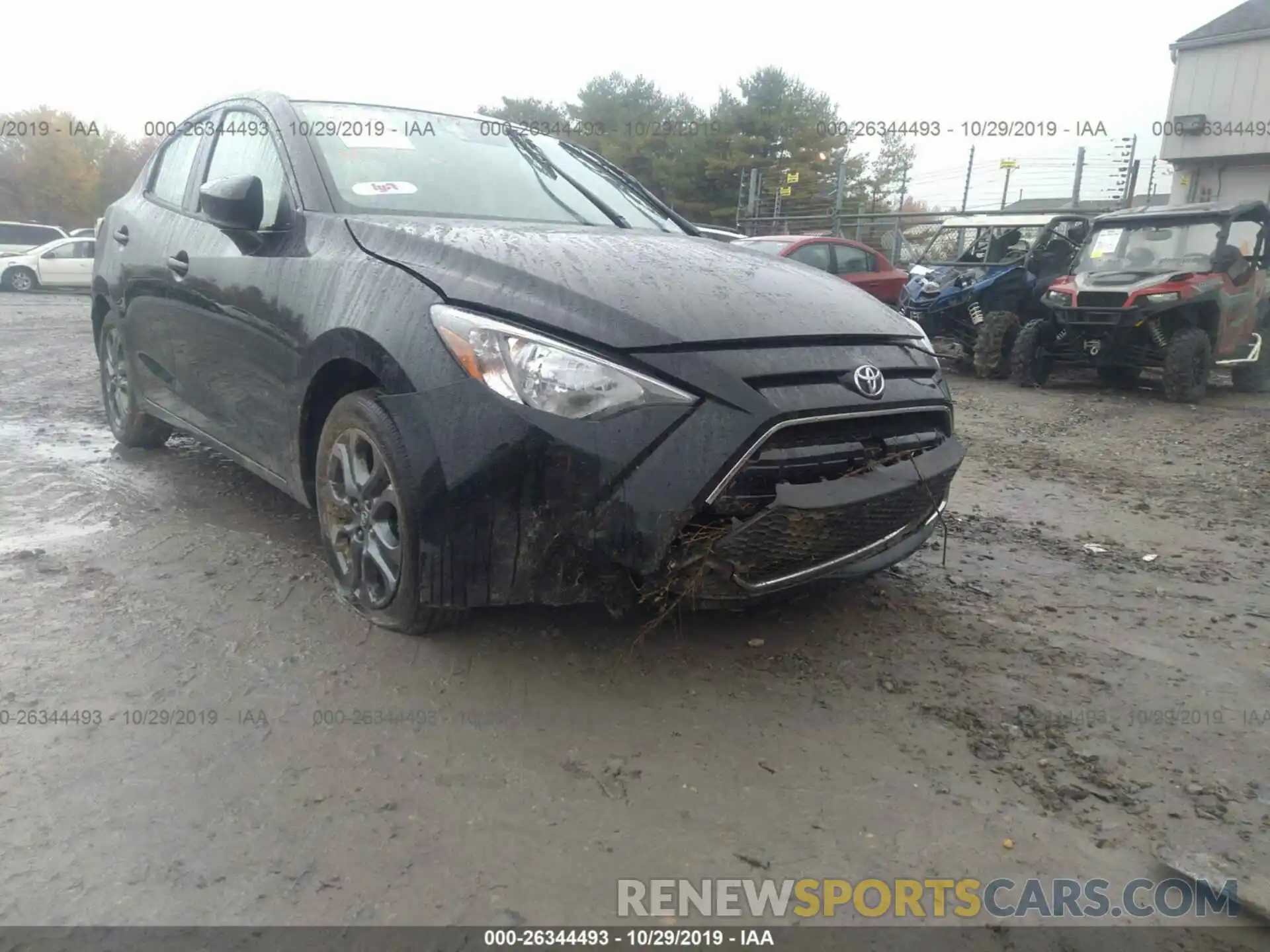 6 Photograph of a damaged car 3MYDLBYVXKY521645 TOYOTA YARIS 2019