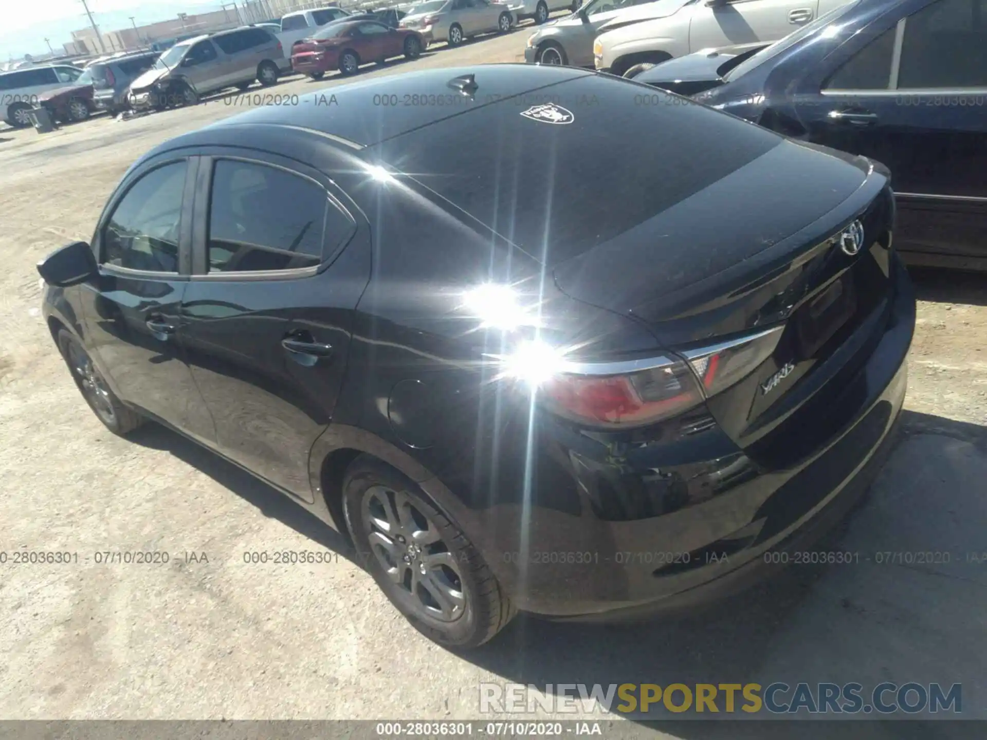 3 Photograph of a damaged car 3MYDLBYVXKY522570 TOYOTA YARIS 2019