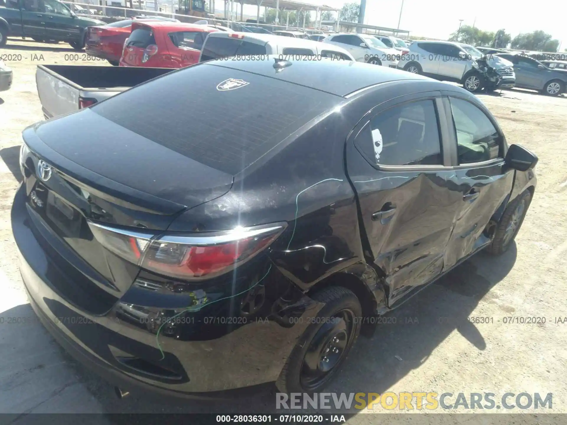 4 Photograph of a damaged car 3MYDLBYVXKY522570 TOYOTA YARIS 2019