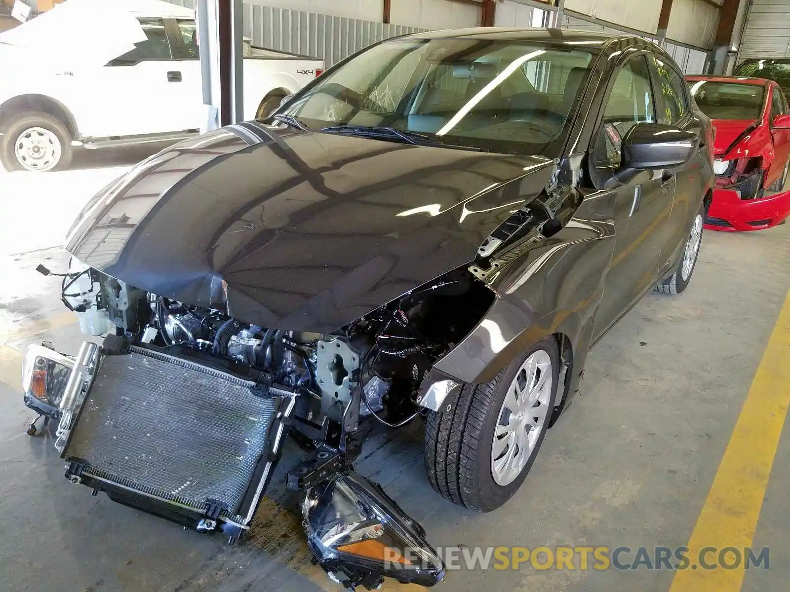 2 Photograph of a damaged car 3MYDLBYVXKY522844 TOYOTA YARIS 2019