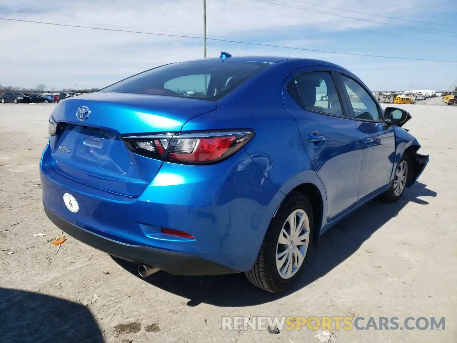 4 Photograph of a damaged car 3MYDLBYVXKY524979 TOYOTA YARIS 2019