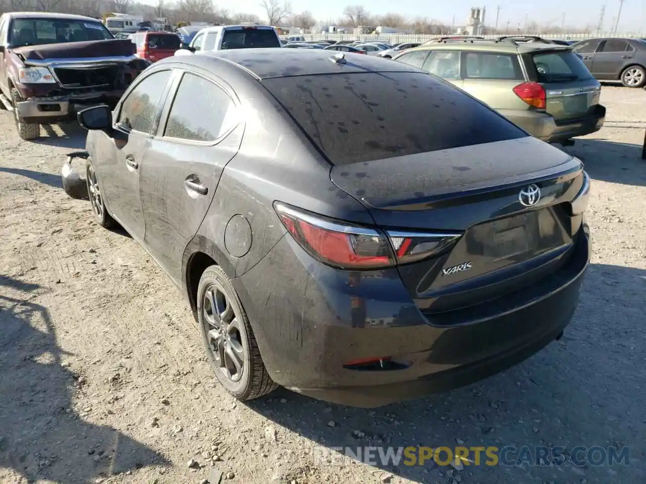 3 Photograph of a damaged car 3MYDLBYVXKY525338 TOYOTA YARIS 2019