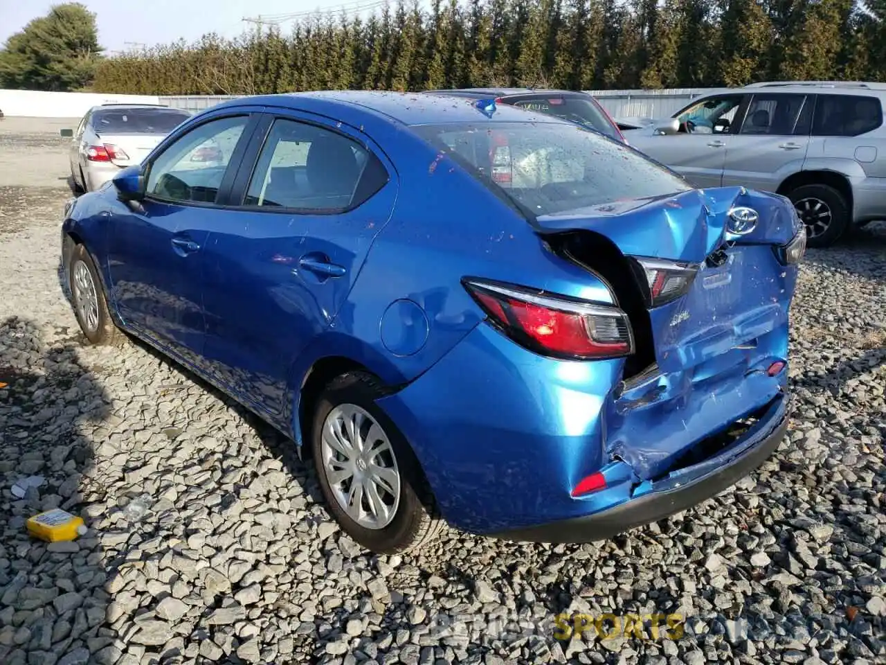 3 Photograph of a damaged car 3MYDLBYVXKY525422 TOYOTA YARIS 2019