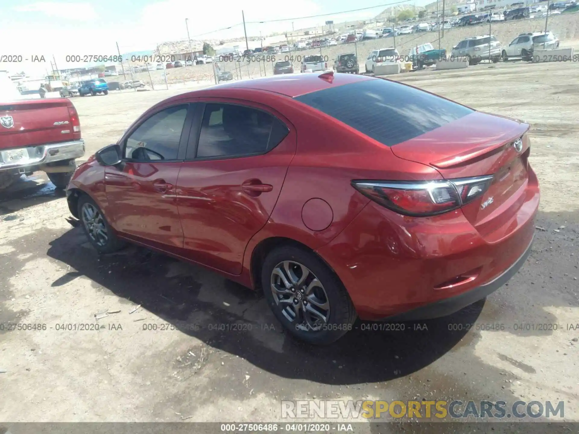 3 Photograph of a damaged car 3MYDLBYVXKY528076 TOYOTA YARIS 2019