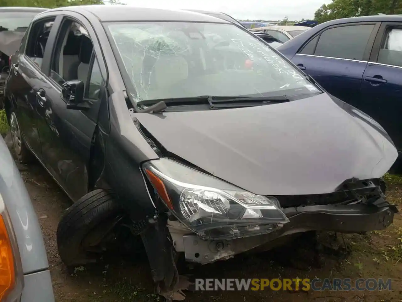 1 Photograph of a damaged car VNKKTUD32KA103405 TOYOTA YARIS 2019