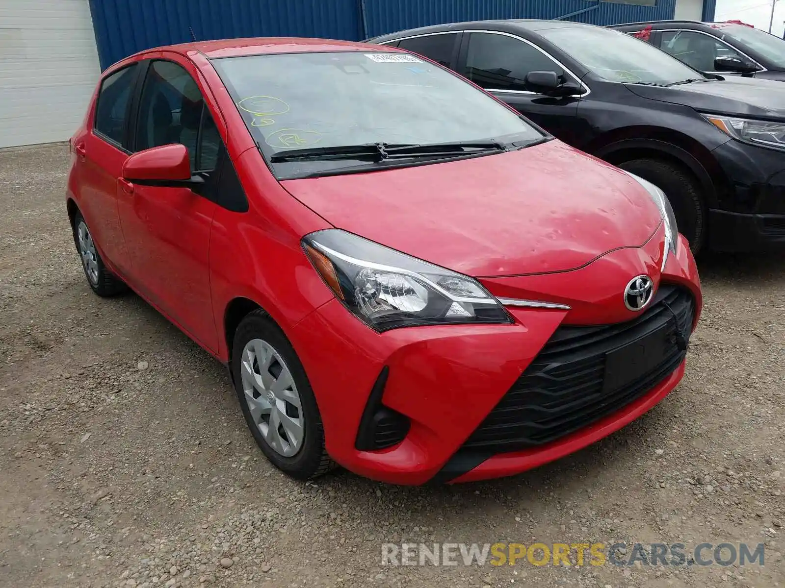 1 Photograph of a damaged car VNKKTUD33KA104854 TOYOTA YARIS 2019