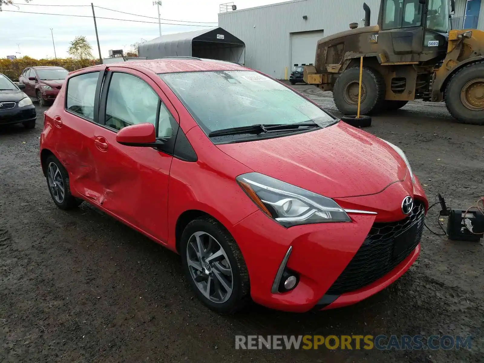 1 Фотография поврежденного автомобиля VNKKTUD34KA105219 TOYOTA YARIS 2019