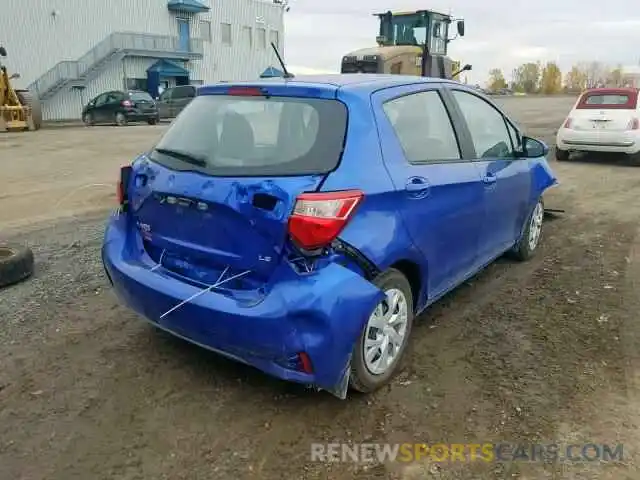 4 Photograph of a damaged car VNKKTUD35KA104435 TOYOTA YARIS 2019