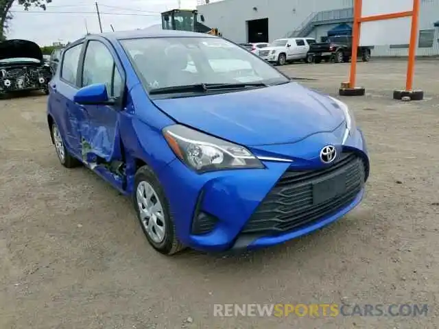 1 Photograph of a damaged car VNKKTUD36KA101978 TOYOTA YARIS 2019