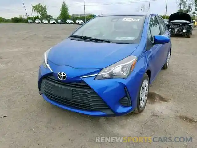 2 Фотография поврежденного автомобиля VNKKTUD36KA101978 TOYOTA YARIS 2019