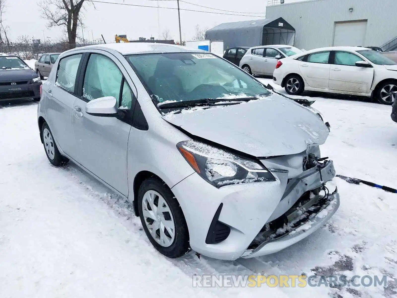 1 Photograph of a damaged car VNKKTUD37KA103271 TOYOTA YARIS 2019