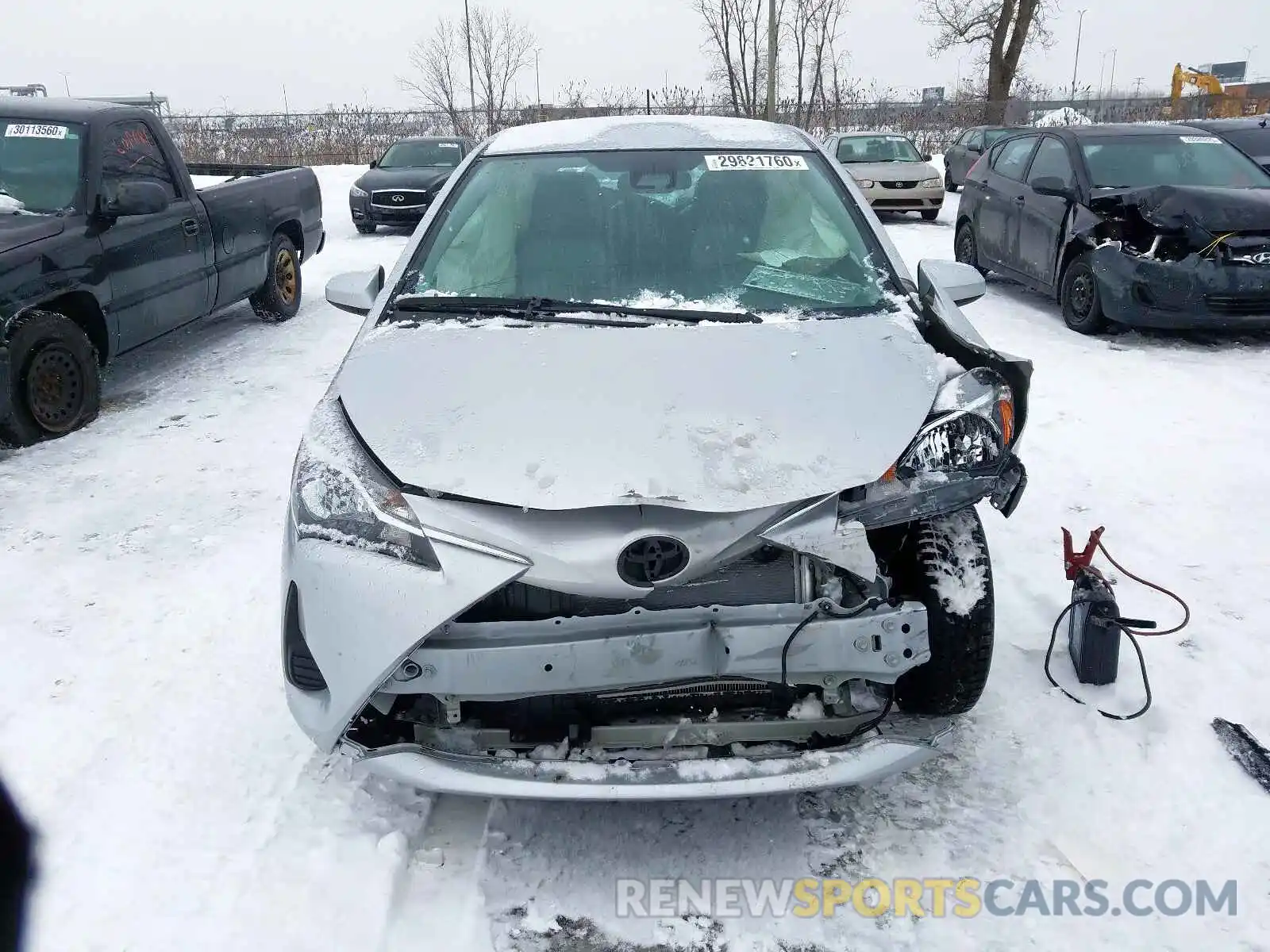 9 Фотография поврежденного автомобиля VNKKTUD37KA103271 TOYOTA YARIS 2019