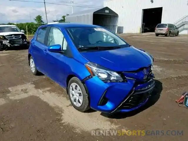 1 Фотография поврежденного автомобиля VNKKTUD39KA104390 TOYOTA YARIS 2019